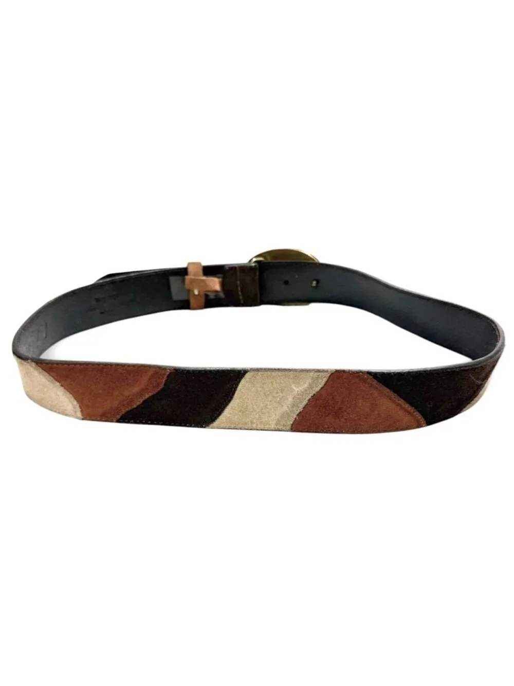 Vintage Playboy Bunny Suede Multi Color Belt